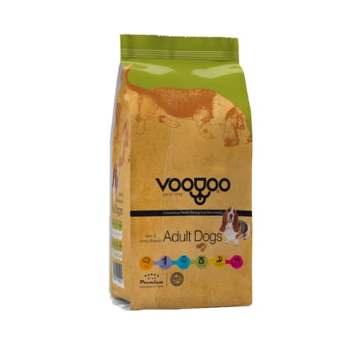 غذای خشک سگ بالغ نژاد کوچک وودو Voodoo وزن 3 کیلوگرم