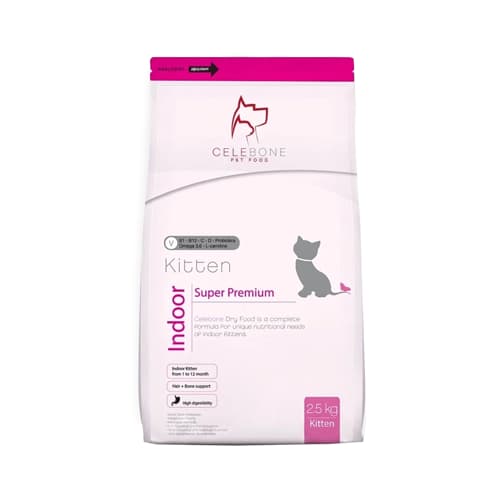غذای خشک بچه گربه سلبن Celebone Kitten وزن 2.5 کیلوگرم