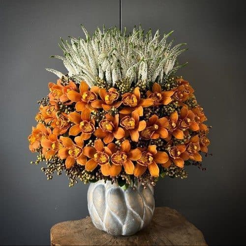 جام گل طبیعی برای تبریک افتتاح کار 5089