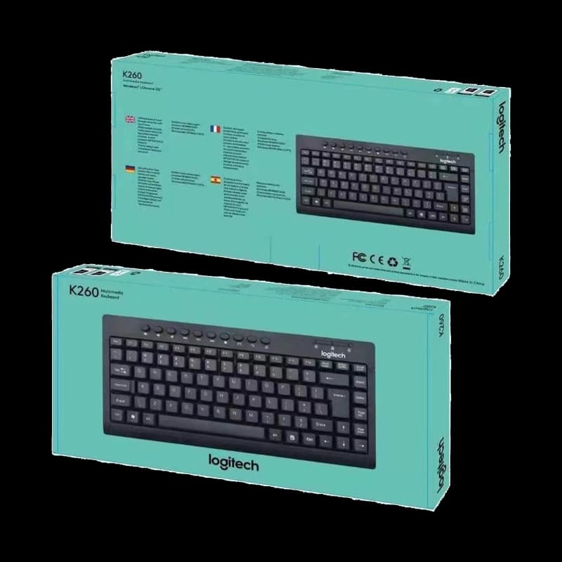 کیبورد سیم دار مینی LOGITECH K260