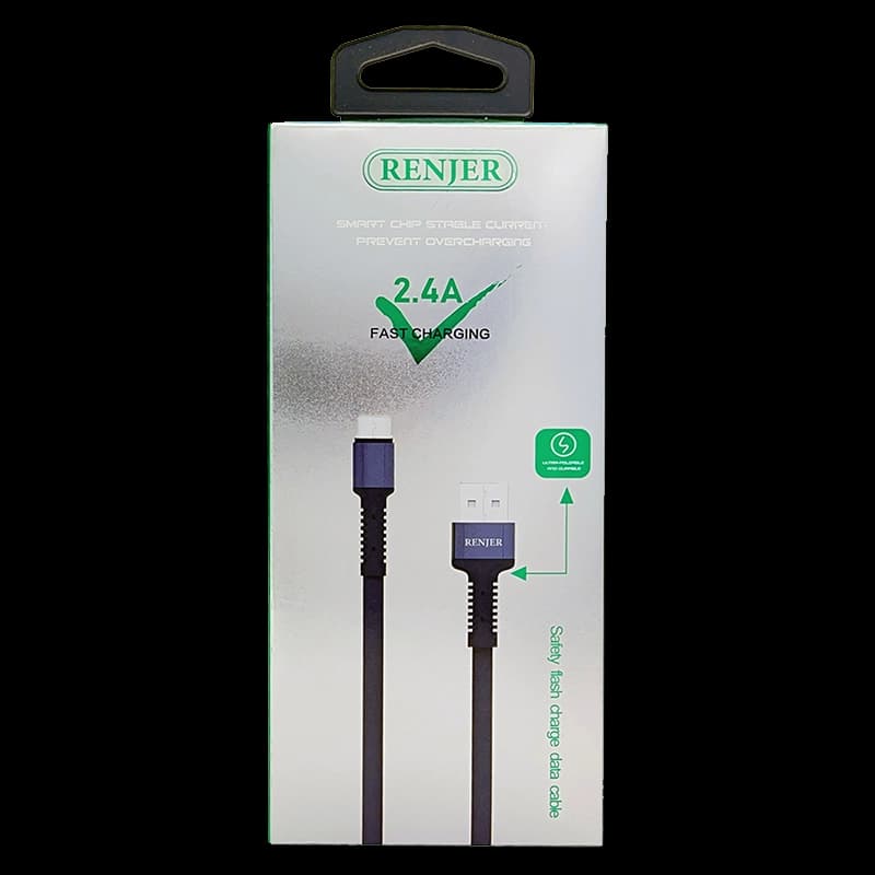 کابل پاوربانک کوتاه RENJER MICRO – IPHONE – TYPE C RJ26