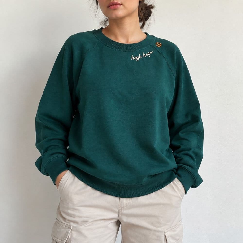 دورس سه نخ خارجی سبز تیره برند OLD NAVY اندونزی سایز 40 تا 44 کد 3444 — تصویر ۳