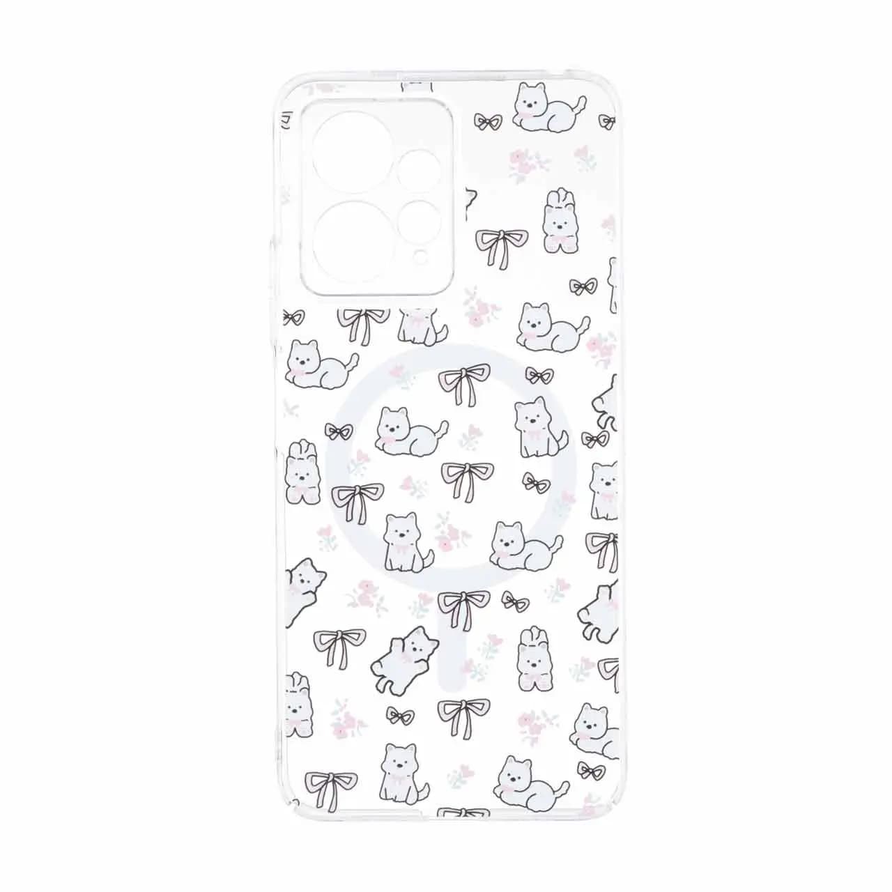 قاب Cute کریستالی طرح مگ سیف محافظ لنزدار Xiaomi Redmi Note 12 4G – کد 103