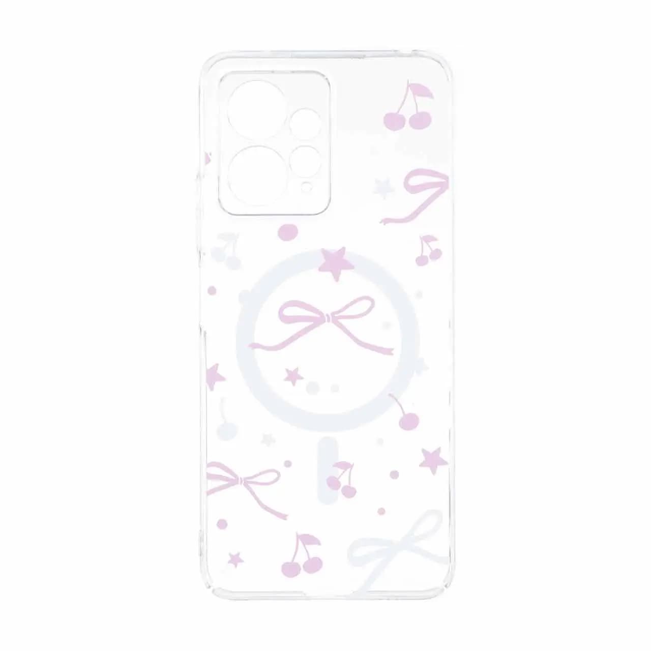 قاب Cute کریستالی طرح مگ سیف محافظ لنزدار Xiaomi Redmi Note 12 4G – کد 107