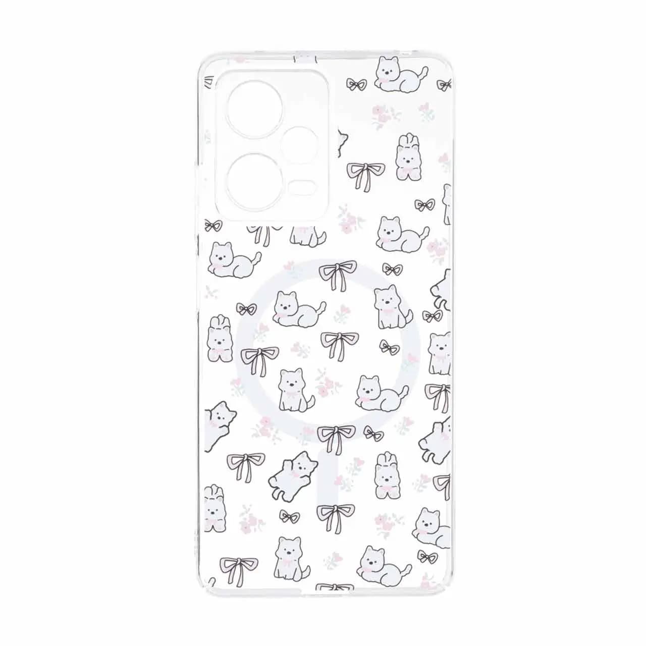 قاب Cute کریستالی طرح مگ سیف محافظ لنزدار Xiaomi Redmi Note 12 Pro 5G – کد 68