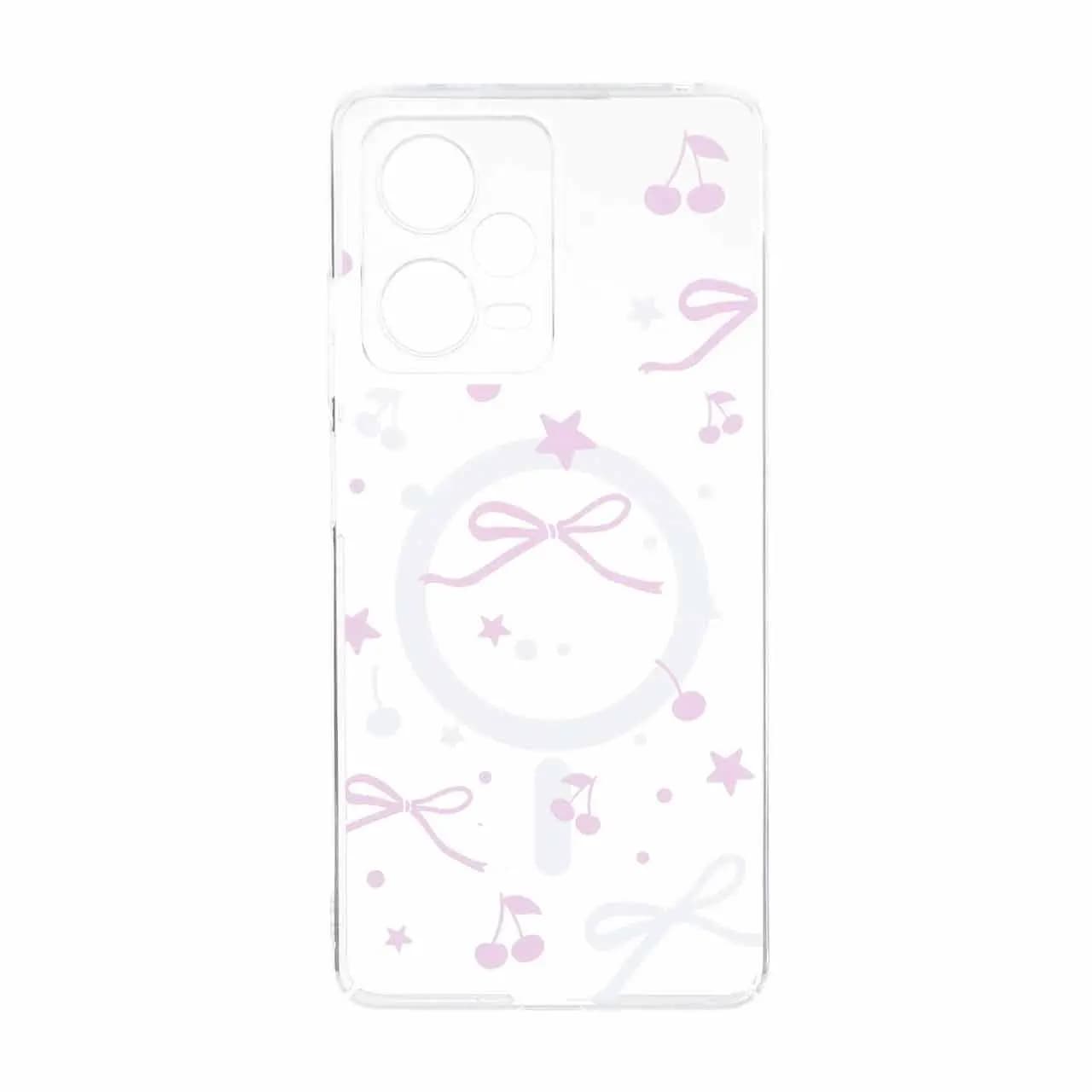 قاب Cute کریستالی طرح مگ سیف محافظ لنزدار Xiaomi Redmi Note 12 Pro 5G – کد 69