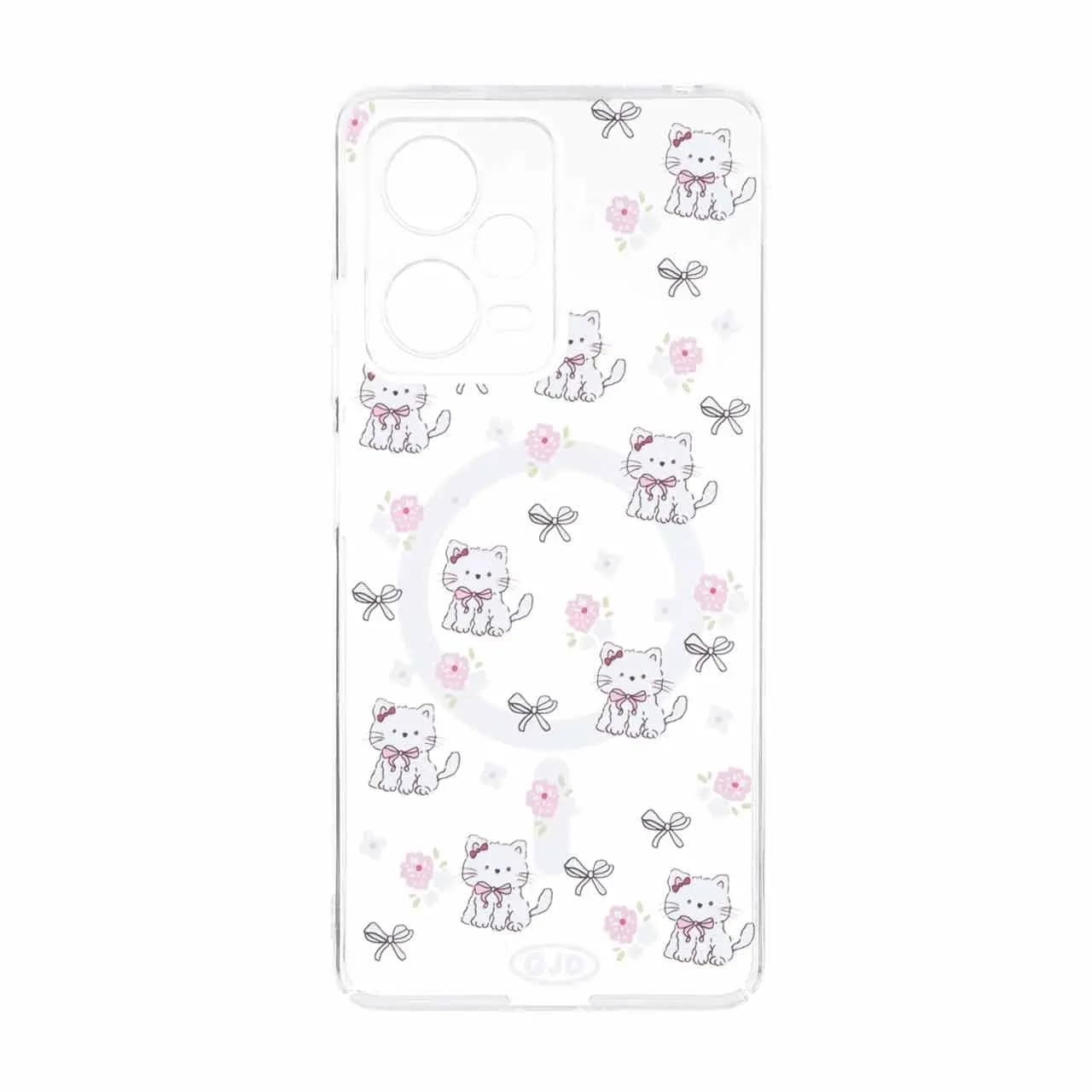 قاب Cute کریستالی طرح مگ سیف محافظ لنزدار Xiaomi Redmi Note 12 Pro 5G – کد 70