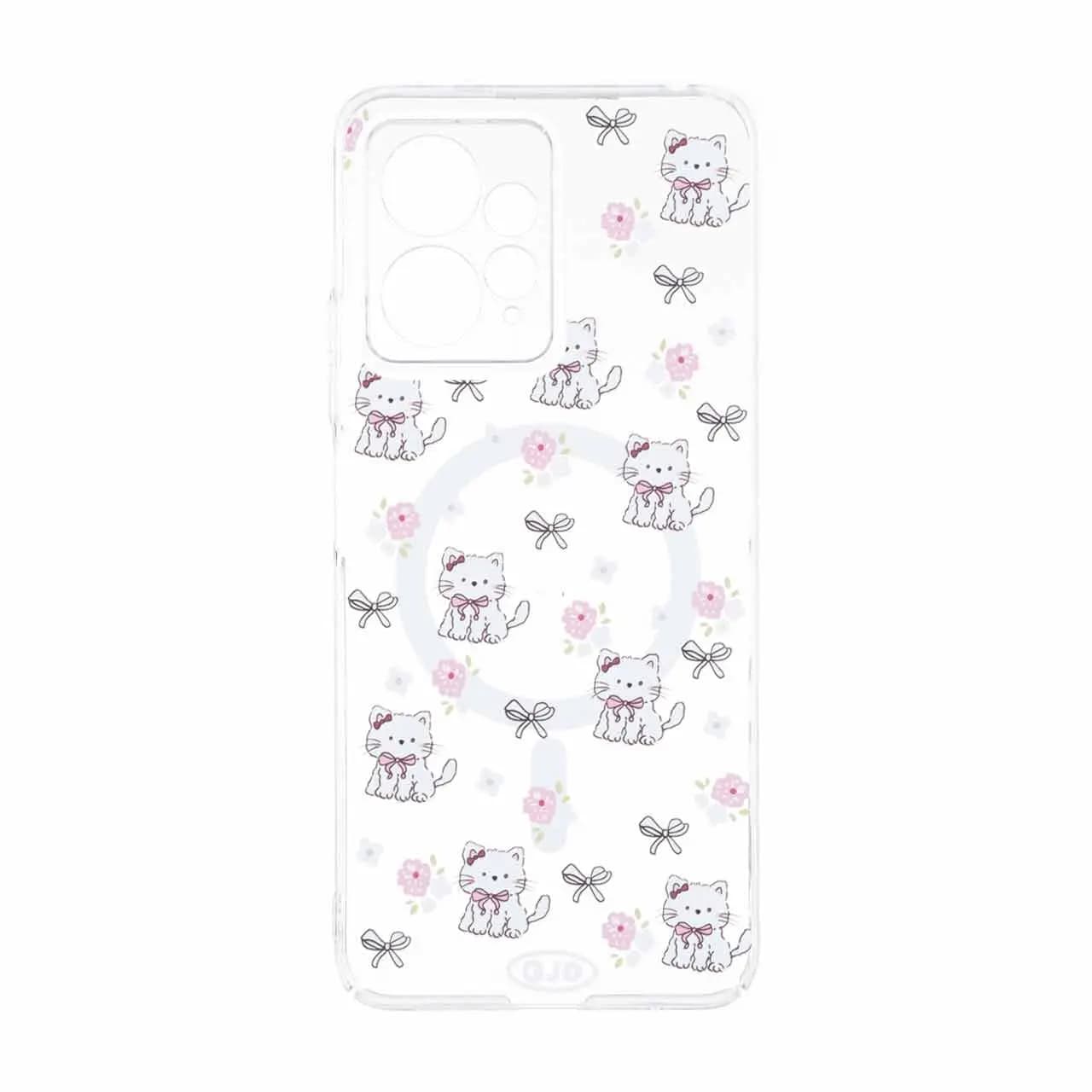 قاب Cute کریستالی طرح مگ سیف محافظ لنزدار Xiaomi Redmi Note 12 4G – کد 102