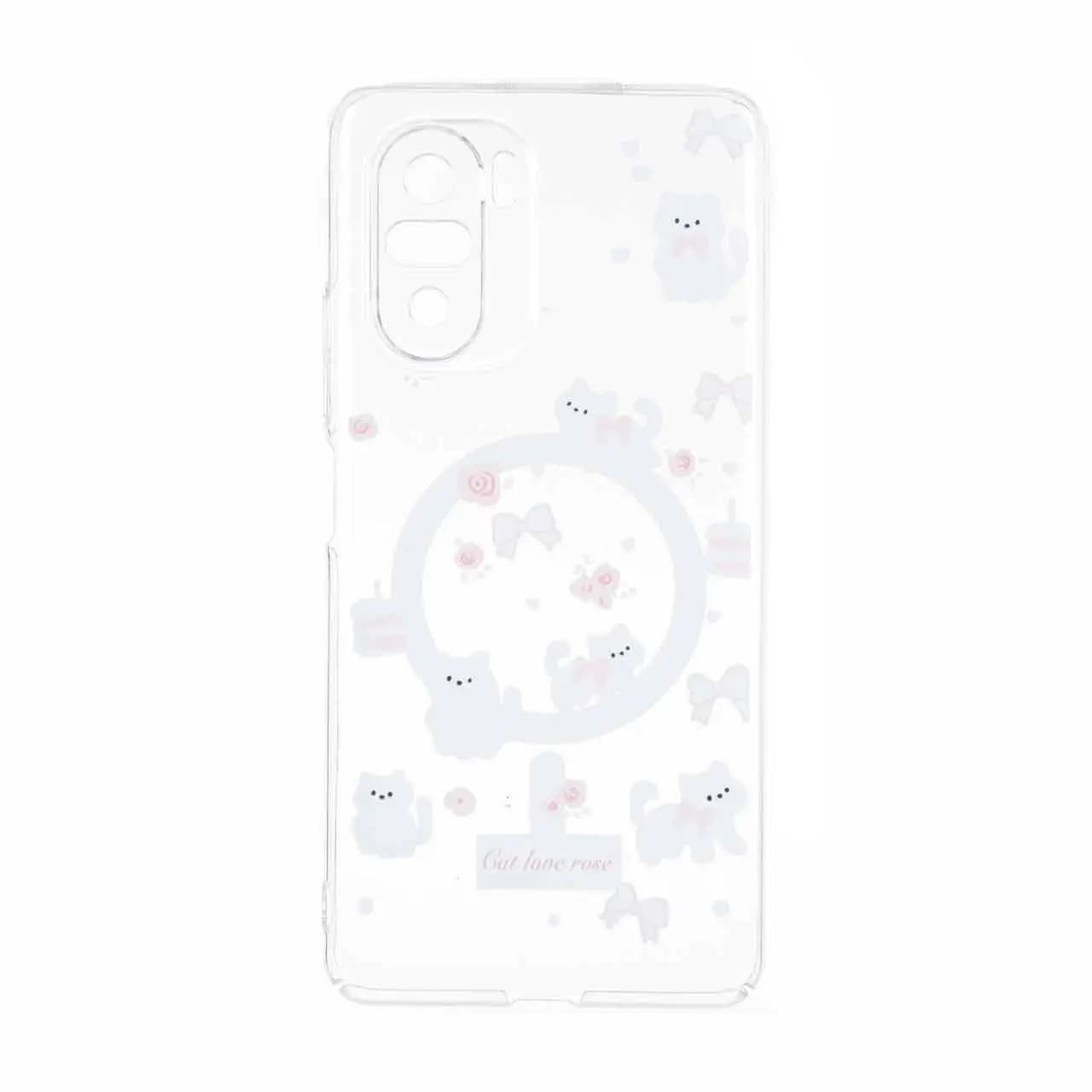 قاب Cute کریستالی طرح مگ سیف محافظ لنزدار Xiaomi Poco F3 / Redmi Mi 11i / Redmi K40 – کد 52