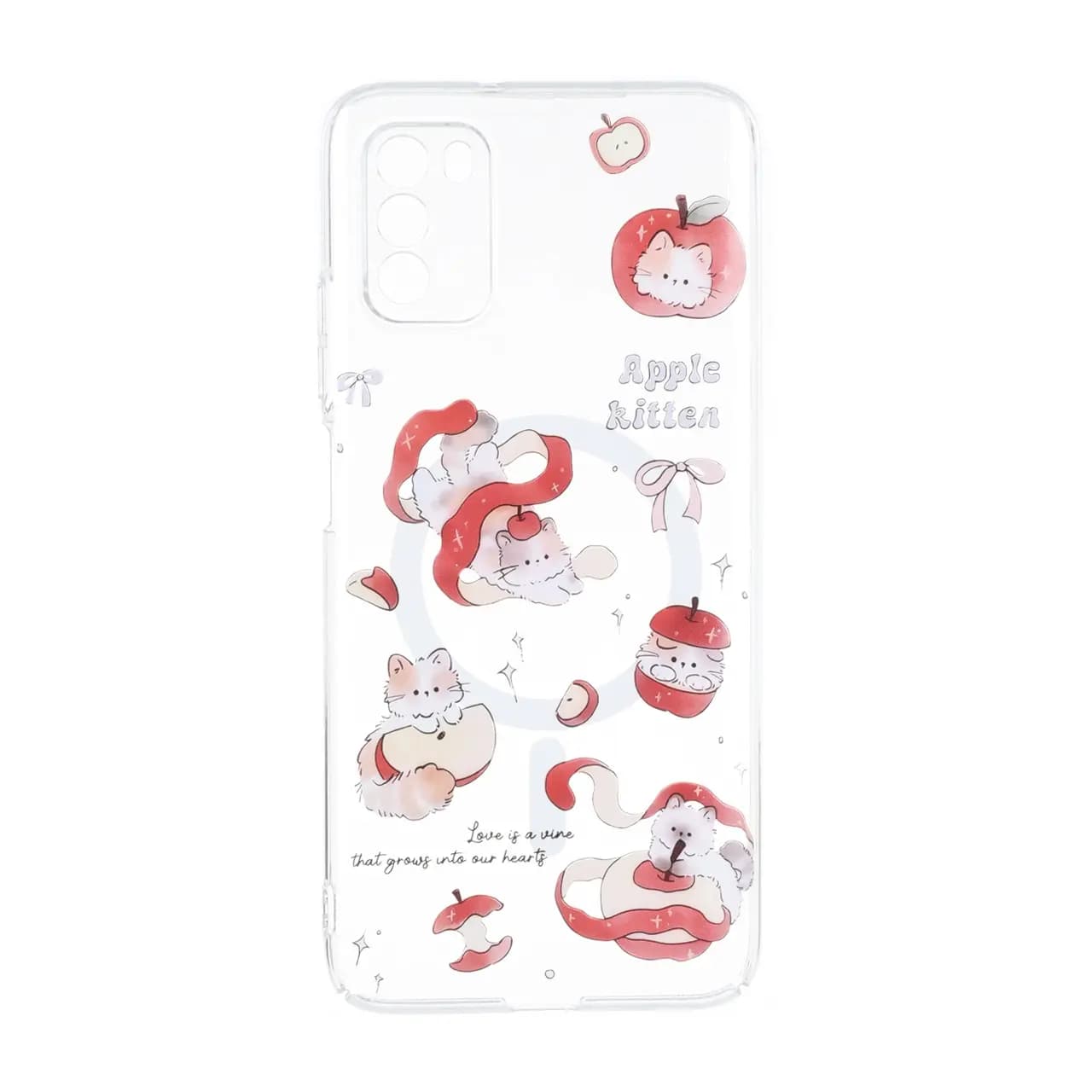 قاب Cute کریستالی طرح مگ سیف محافظ لنزدار Xiaomi Poco M3 – کد 31
