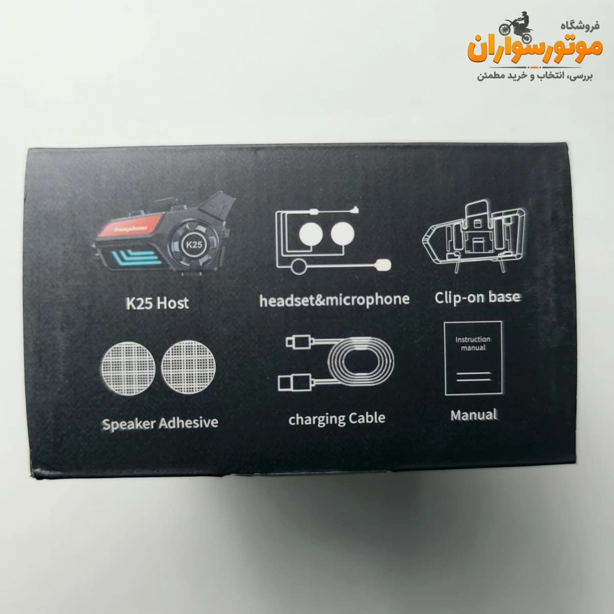 بلوتوث کلاه کاسکت هدفون دار برند K25 — تصویر ۵