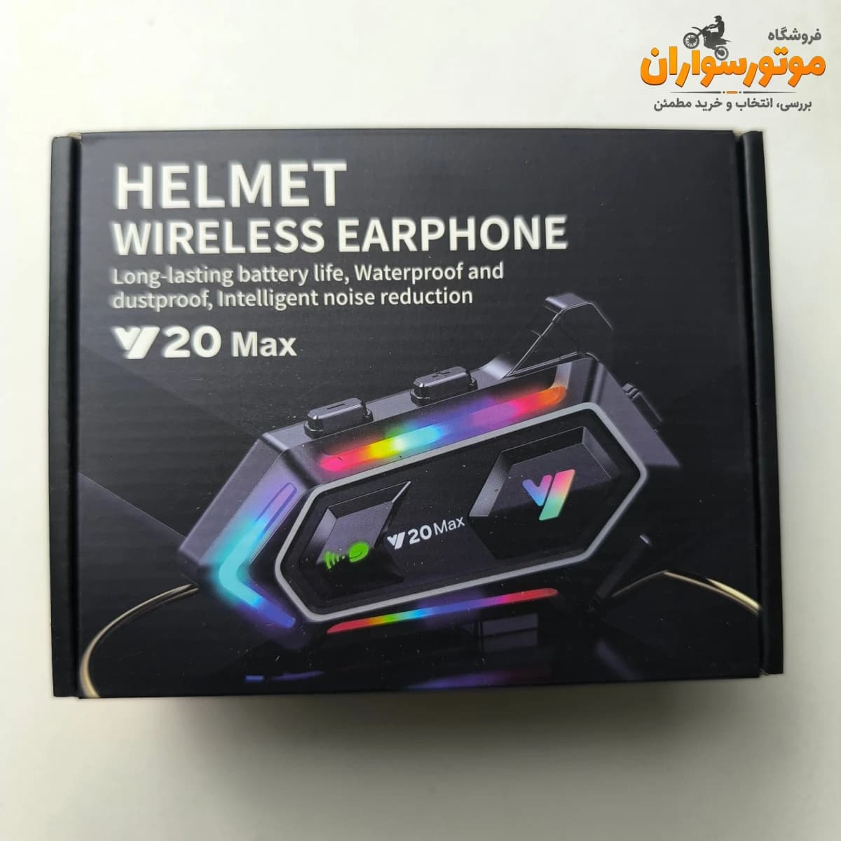 هدفون و بلوتوث کلاه کاسکت برند Y20 MAX — تصویر ۳