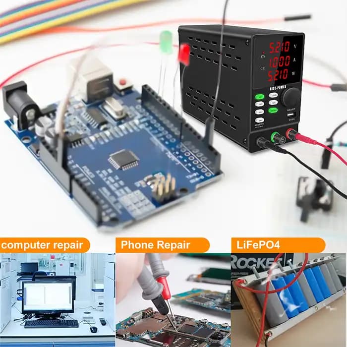 منبع تغذیه حافظه دار 30 ولت 10 آمپر نایس پاور مدل Nice-Power SPPS3010 — تصویر ۶