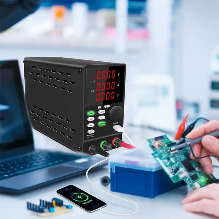منبع تغذیه حافظه دار 30 ولت 10 آمپر نایس پاور مدل Nice-Power SPPS3010 — تصویر ۵