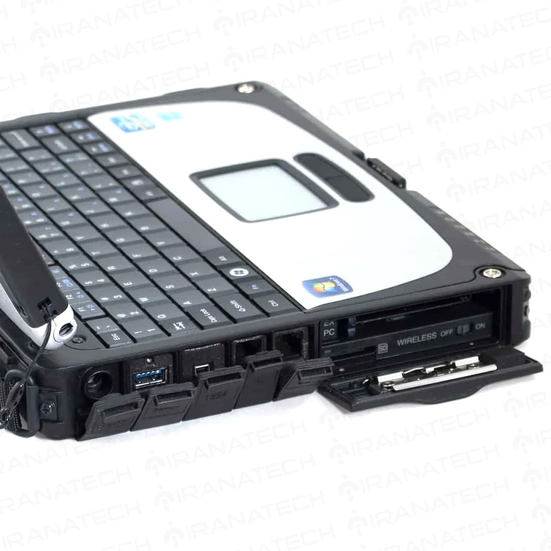 تبلت صنعتی نظامی Panasonic مدل Toughbook CF-19 MK6 Core i5 / 8GB RAM / 256GB SSD — تصویر ۸