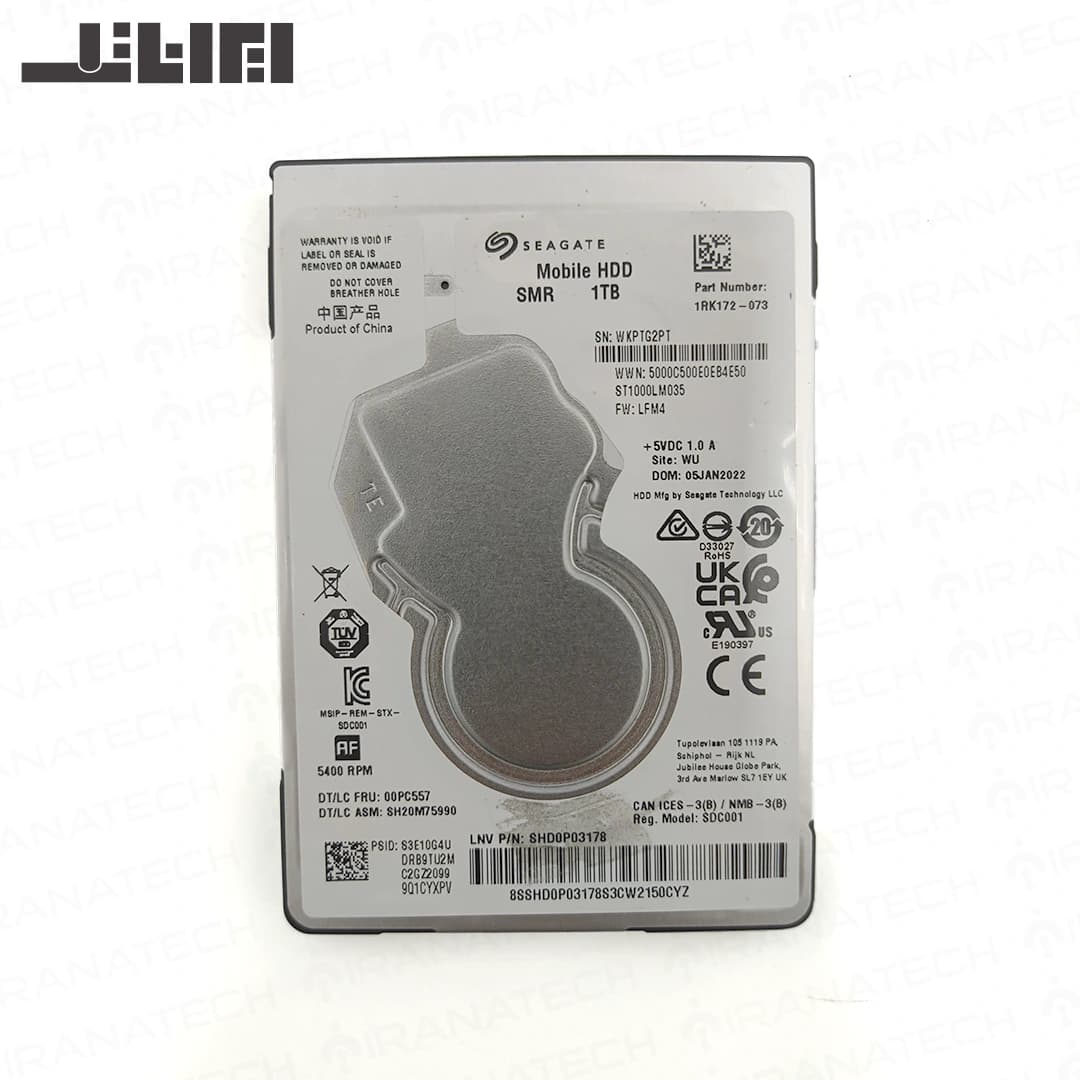 هارد لپ تاپ 1 ترابایت HDD برند Seagate — تصویر ۴
