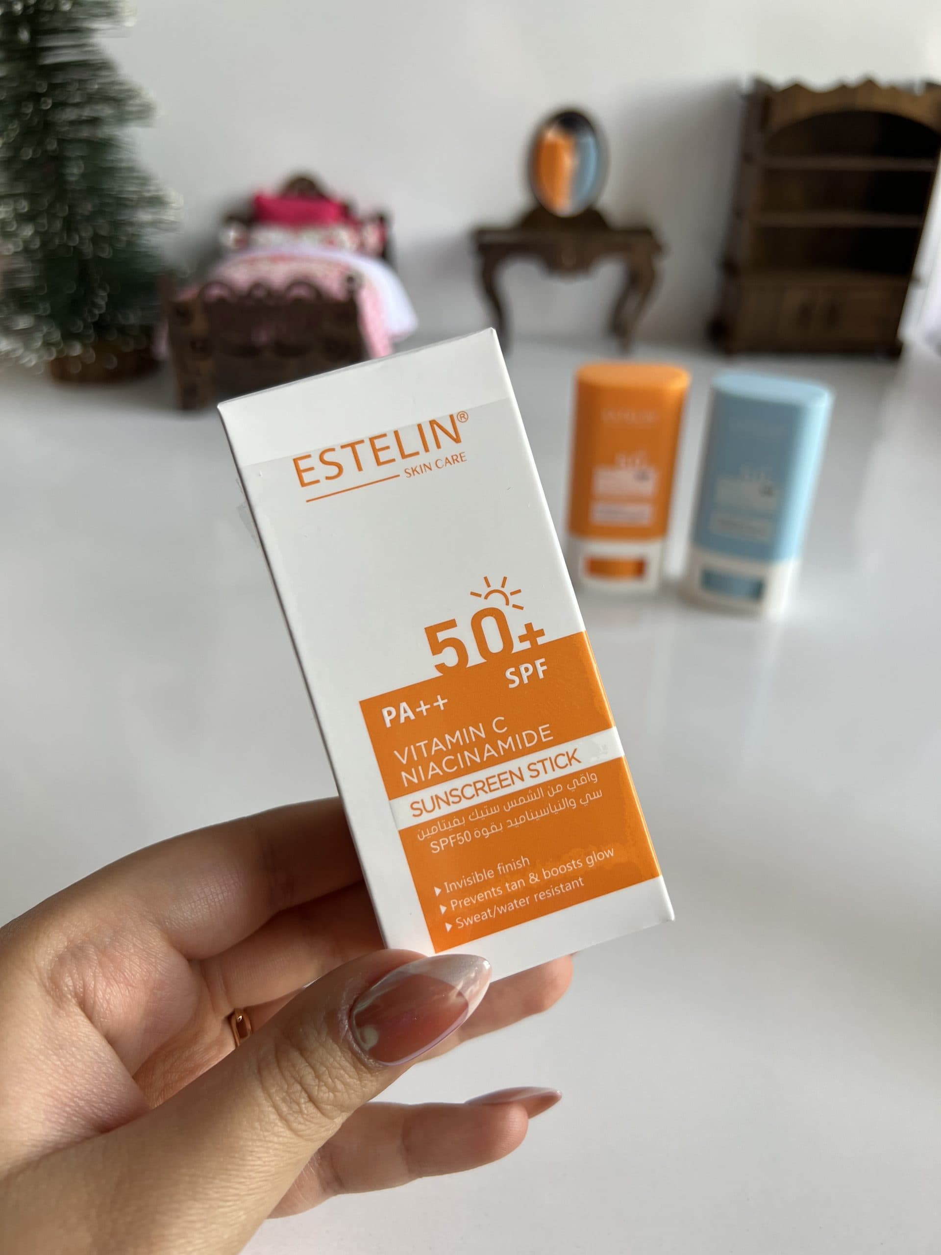 ضد آفتاب استیکی استلین SPF 50 حاوی هیالورونیک اسید و سرامید ۲۰ میلی‌لیتر — تصویر ۷