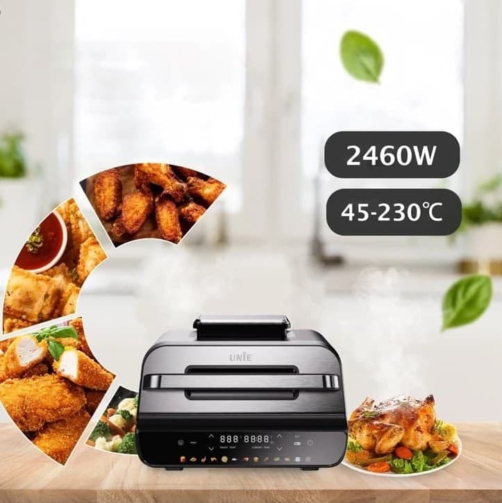 سرخ کن بدون روغن یونی ظرفیت 5 لیتری Unie US-888 Air Fryer 5L — تصویر ۳