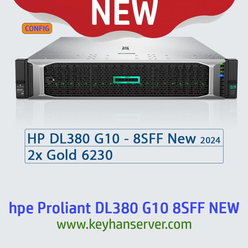 سرور اچ پی HP DL380 G10 – 8SFF 8NVMe
