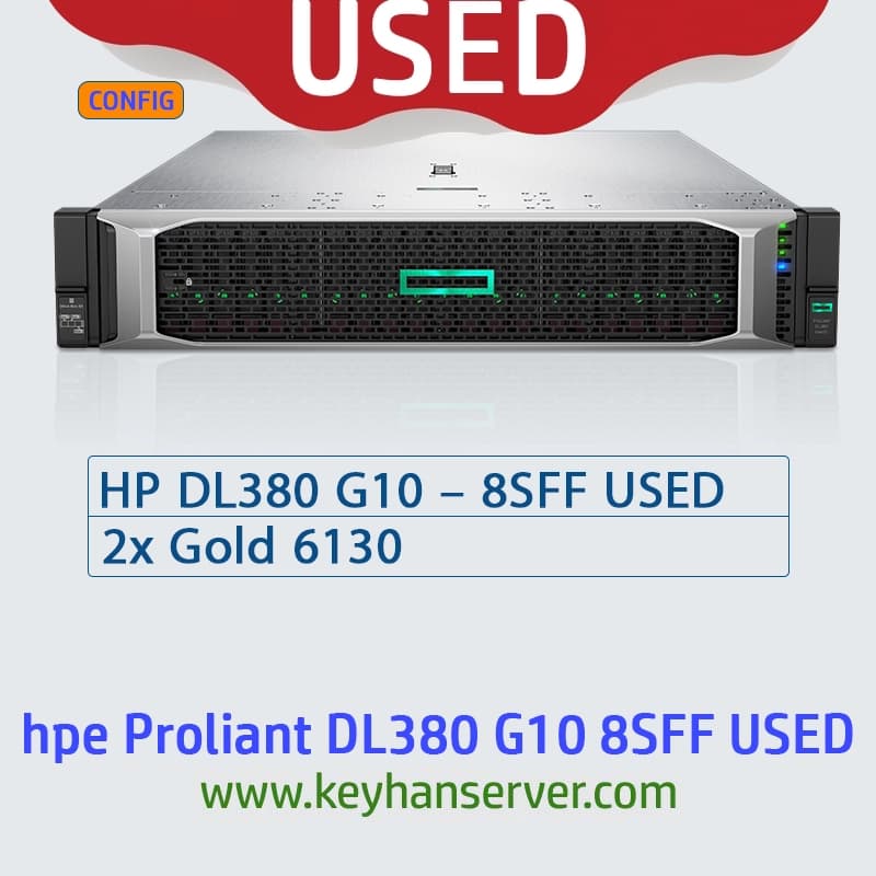 سرور اچ پی کارکرده DL380 Gen10