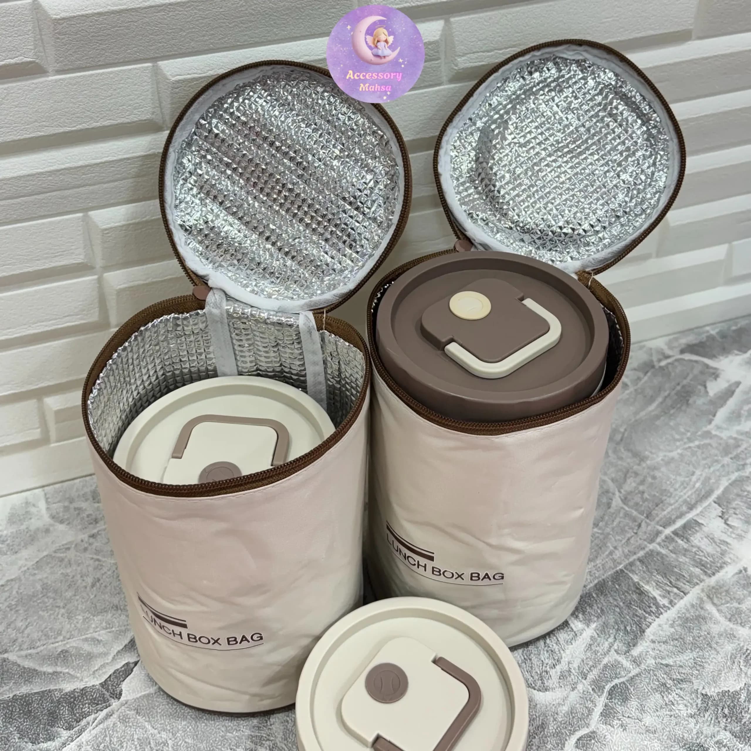 فلاسک غذا سه طبقه کیف دار — تصویر ۴