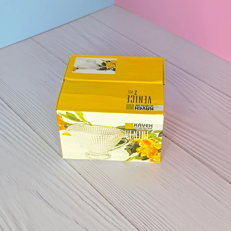 سس خوری ونیز کاوه شیشه‌ای 2 عددی — تصویر ۴