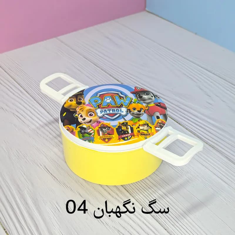ظرف غذای کودک کارا مدل دایره‌ای دو طبقه — تصویر ۵