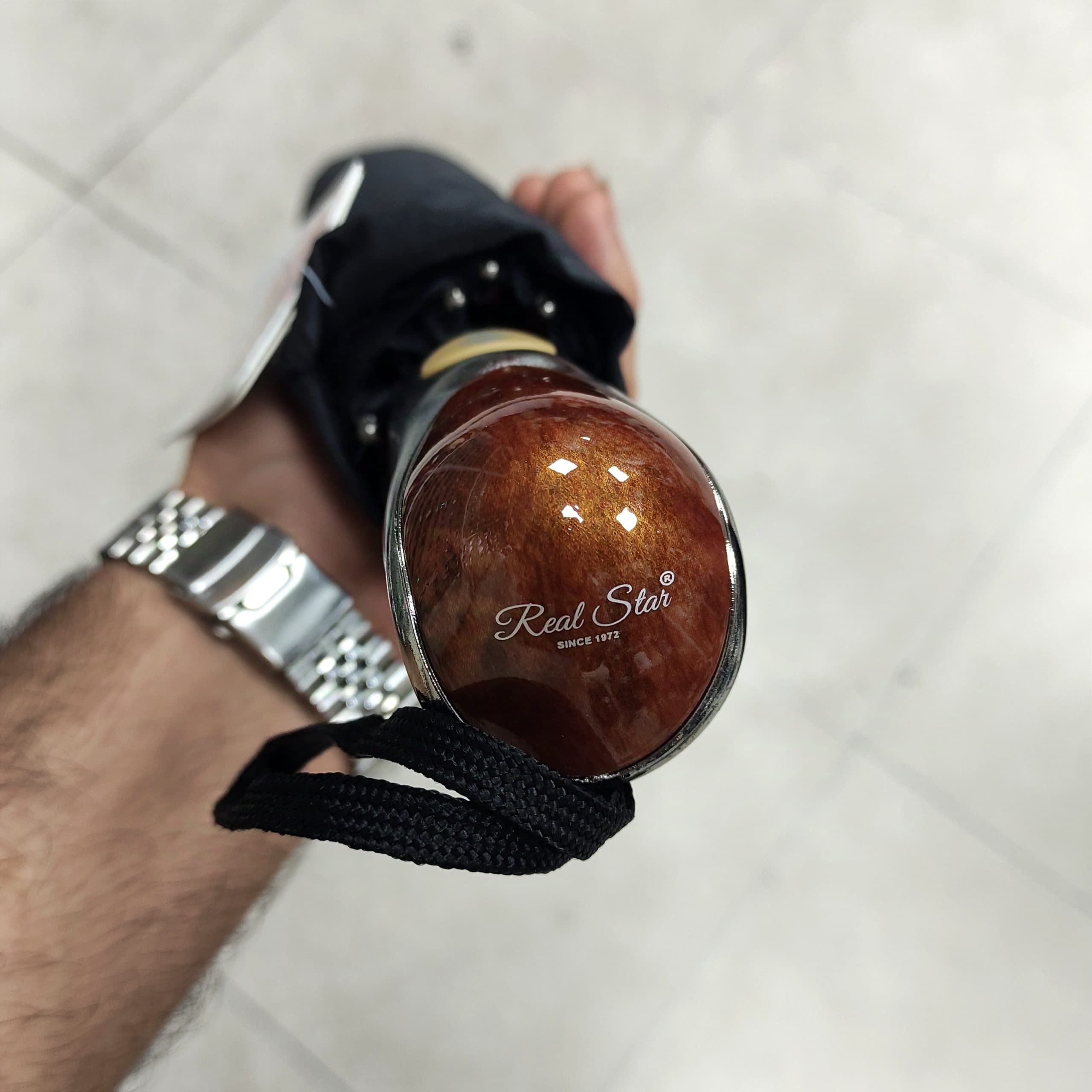 چتر تاشو تمام اتومات ضدباد نشکن فایبرگلاس برند لوکس RST اورجینال — تصویر ۵