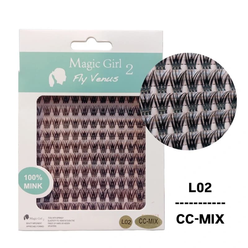 پالت مژه هیدن مجیک گرل مدل Magic Girl L02 CC-Mix
