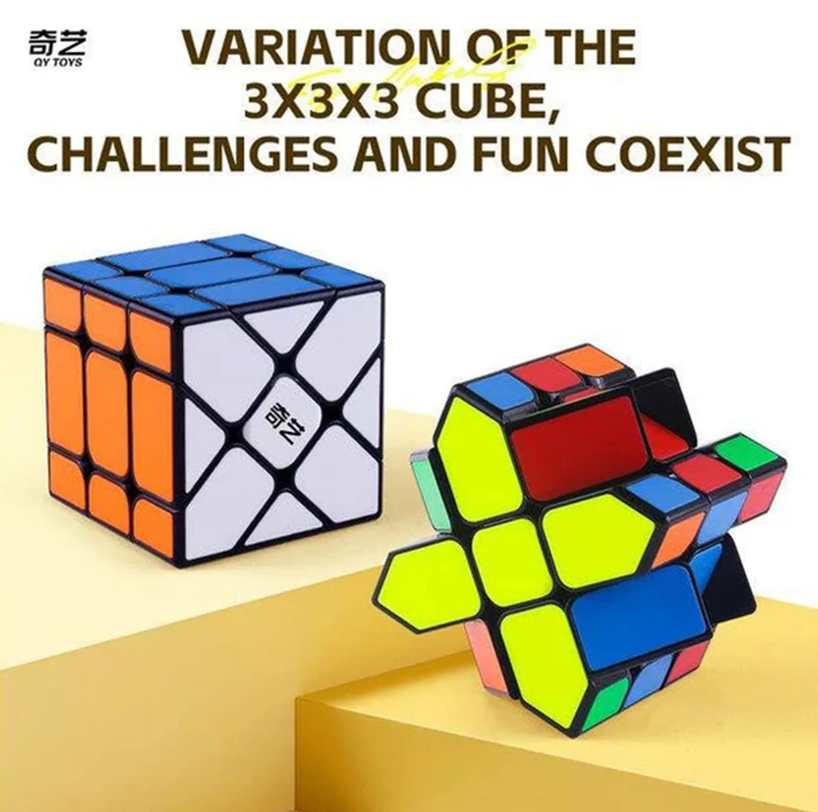 روبیک چی ای مدل فیشر اس کای وای تایل QY Fisher Cube S Tiled — تصویر ۵