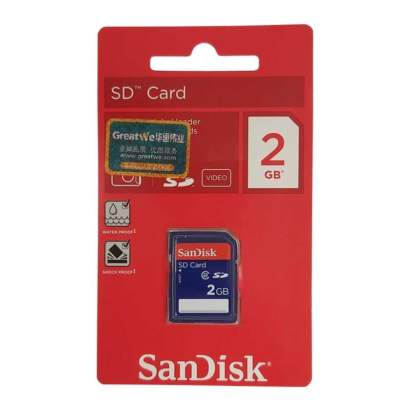 کارت حافظه اس دی سن دیسک 2 گیگابایت SANDISK