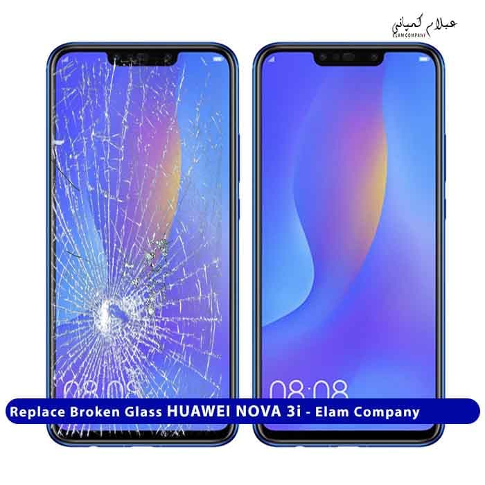 تعویض گلس تاچ ال سی دی هواوی HUAWEI NOVA 3i – ضمانتی و بدون ریسک