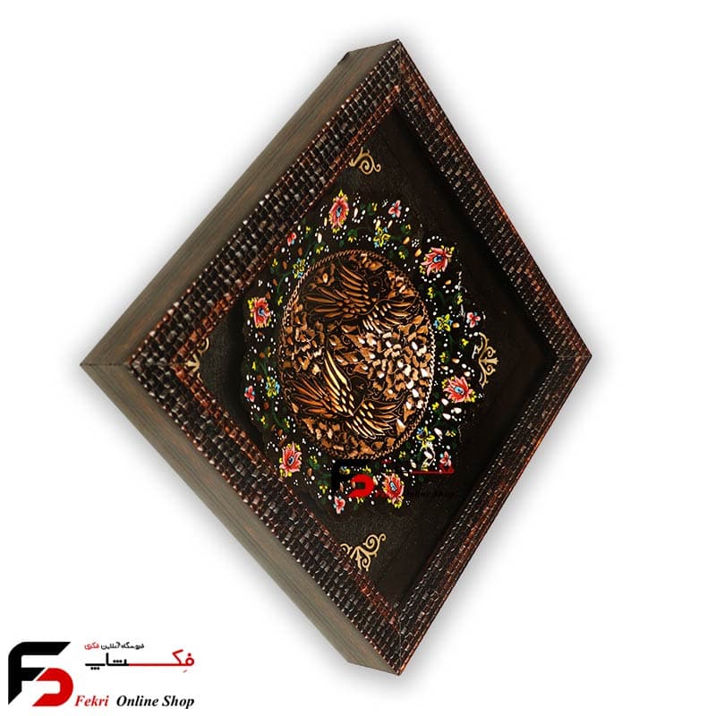 تابلو بشقاب مس و پرداز کوچک — تصویر ۳
