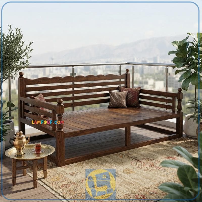 تخت سنتی چهار نفره TrK326 — تصویر ۲