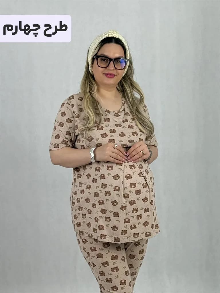 تیشرت و شلوار بارداری شیردهی (ست منزلی) — تصویر ۳