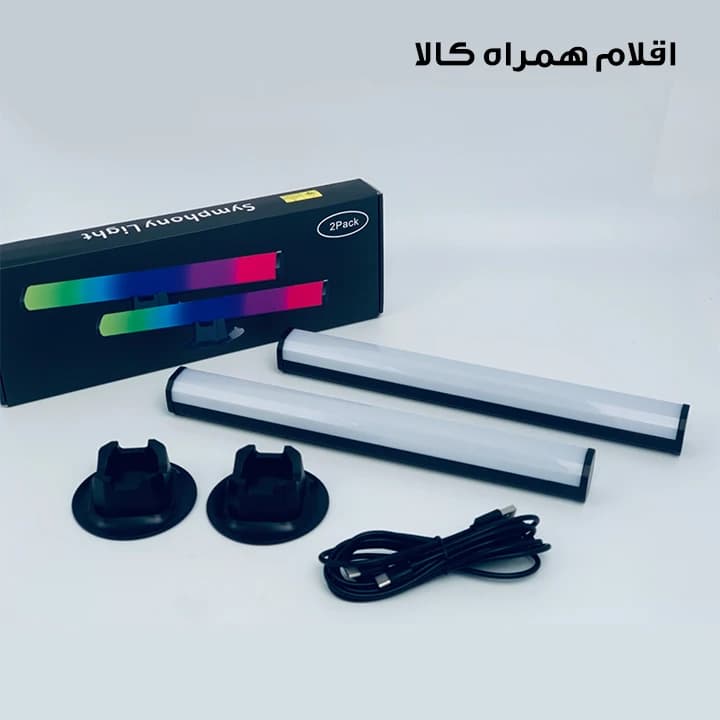 رقص نور اکولایزر مدل D18-RGB بسته دو عددی — تصویر ۸