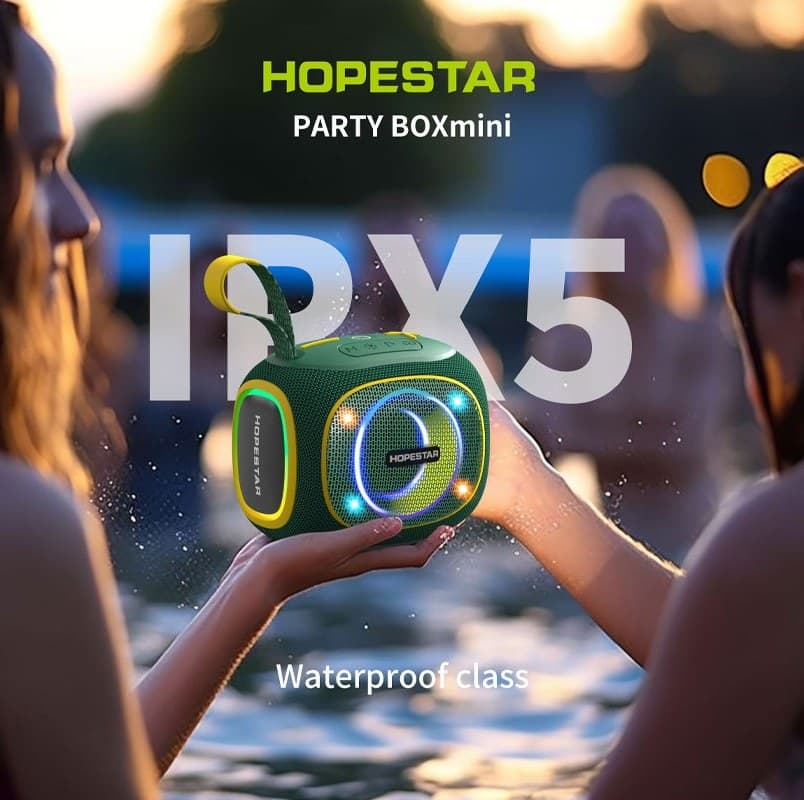 اسپیکر شارژی هوپ استار HOPESTAR مدل Party BOX Mini — تصویر ۶