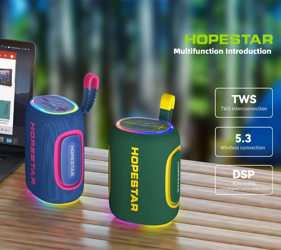 اسپیکر شارژی هوپ استار HOPESTAR مدل H57 Mini — تصویر ۳