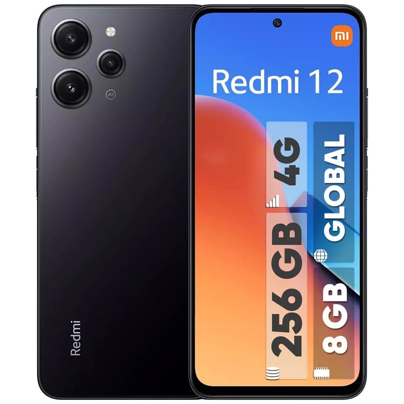 موبایل شیائومی مدل Redmi 12 ظرفیت 256 گیگابایت و رم 8 گیگابایت