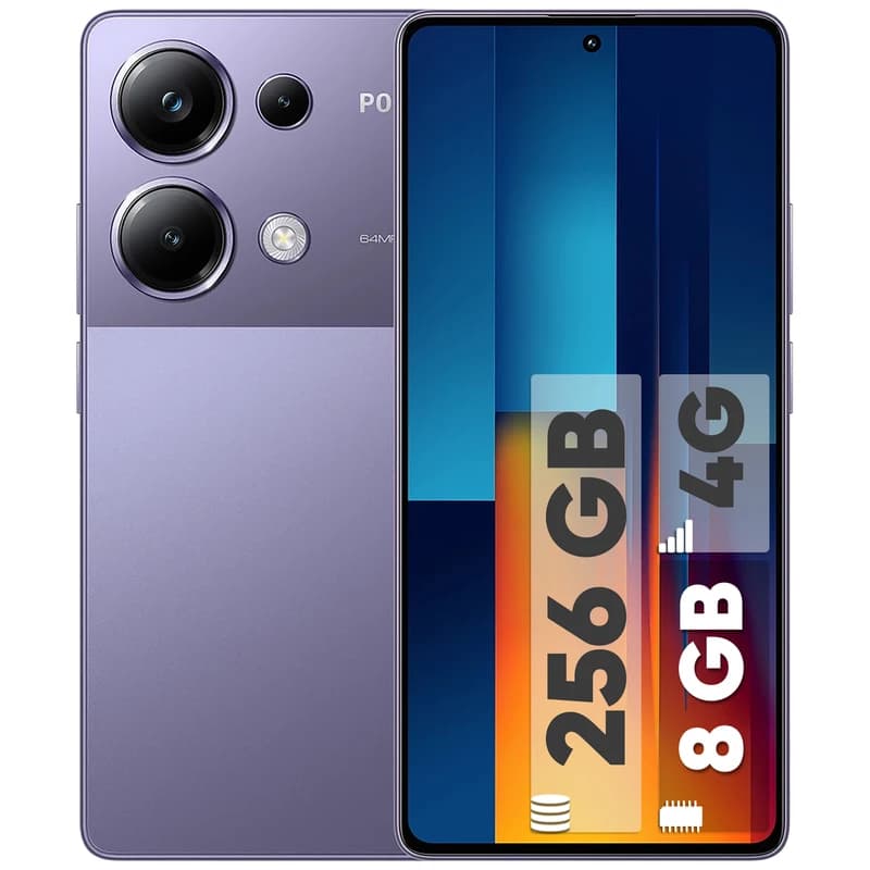 موبایل شیائومی مدل Poco M6 Pro ظرفیت 256 گیگابایت و رم 8 گیگابایت