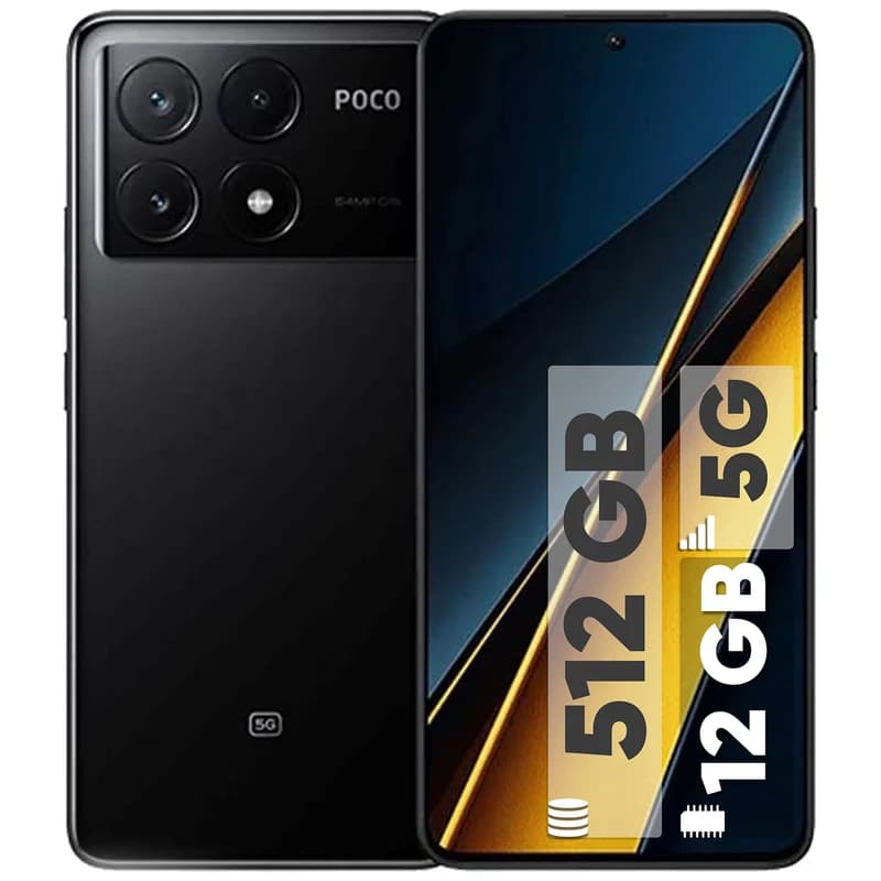 موبایل شیائومی مدل Poco X6 Pro 5G ظرفیت 512 گیگابایت و رم 12 گیگابایت