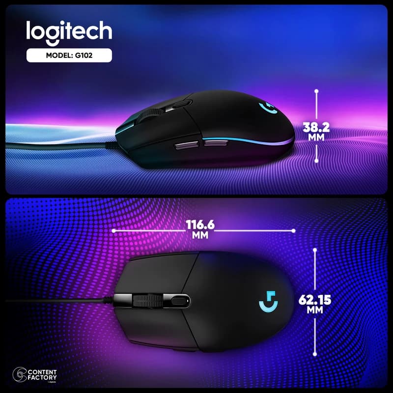 LOGITECH G102 Gaming Mouse — تصویر ۴