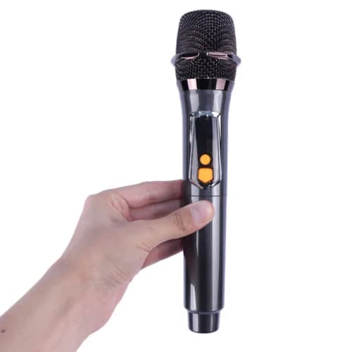اسپیکر چمدانی بلوتوثی برودو BTS-2291 + میکروفون و ریموت کنترل — تصویر ۴