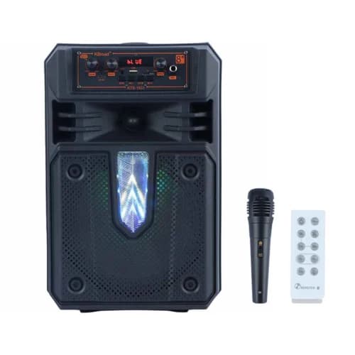 اسپیکر چمدانی بلوتوثی کی برود KTS-1631 + میکروفون و ریموت کنترل — تصویر ۳