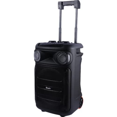 اسپیکر چمدانی بلوتوثی برودو BTS-1927S + میکروفون — تصویر ۴