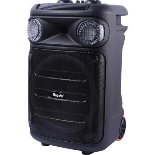 اسپیکر چمدانی بلوتوثی برودو BTS-1927S + میکروفون — تصویر ۵