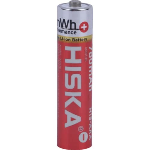 باتری چهارتایی نیم قلمی شارژی هیسکا Hiska H15-AAA4 AAA 780mAh — تصویر ۳