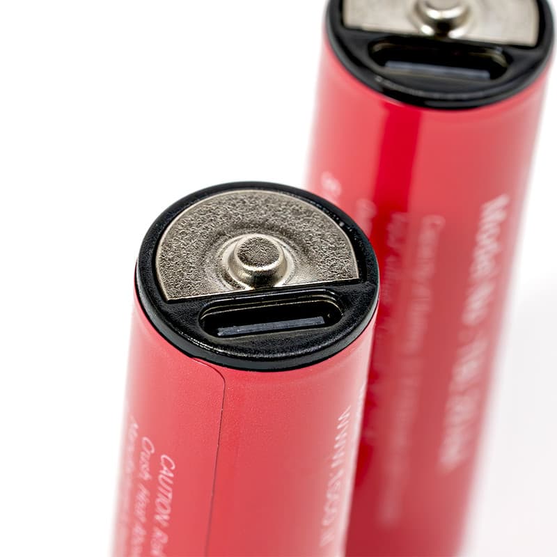 باتری قلمی شارژی تسکو مدل TBL 20 با درگاه USB-C به همراه کابل شارژ بسته دو عددی — تصویر ۸