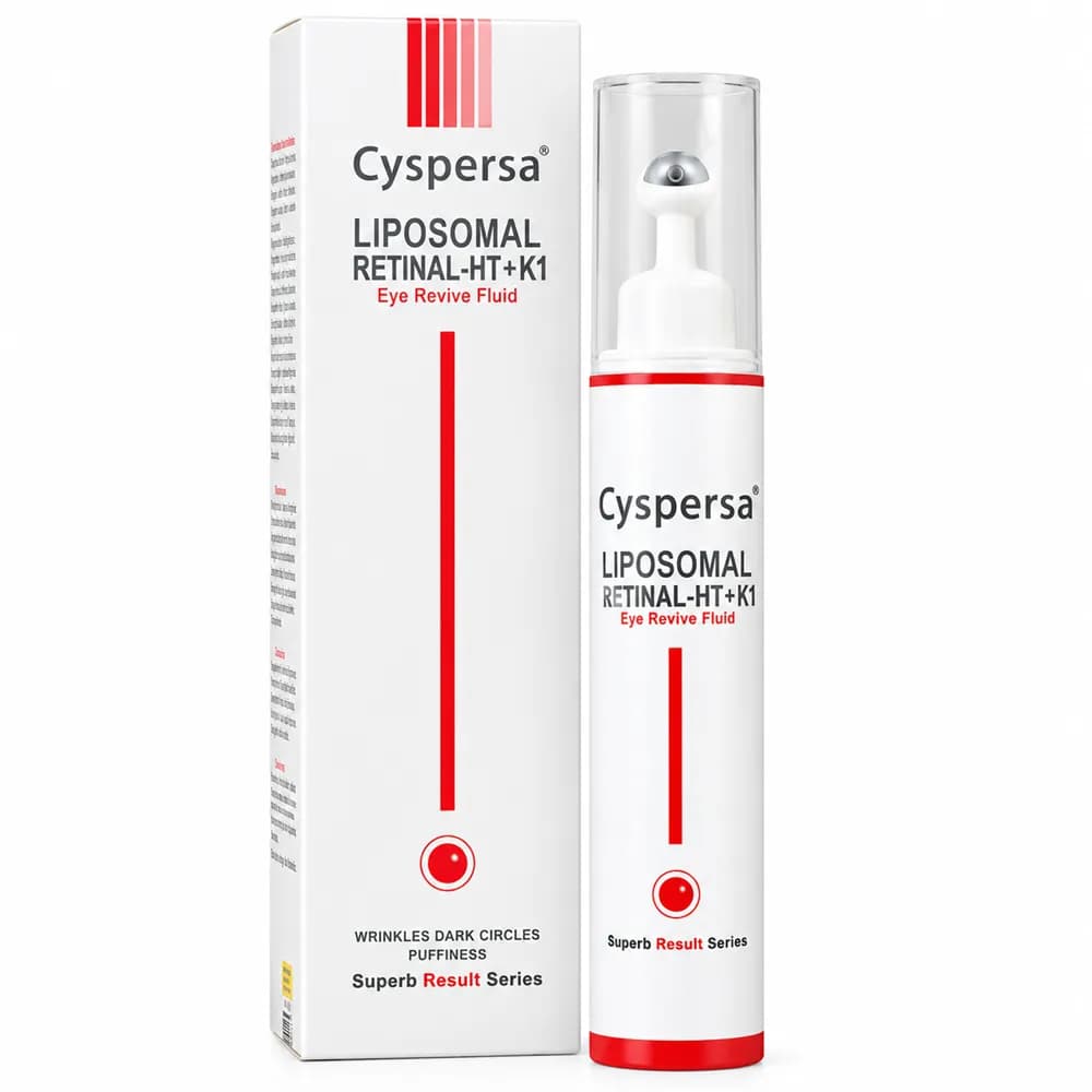 دور چشم سیسپرسا Cyspersa | رتینال و ویتامین K1 لیپوزومال ضد تیرگی و پف — تصویر ۲