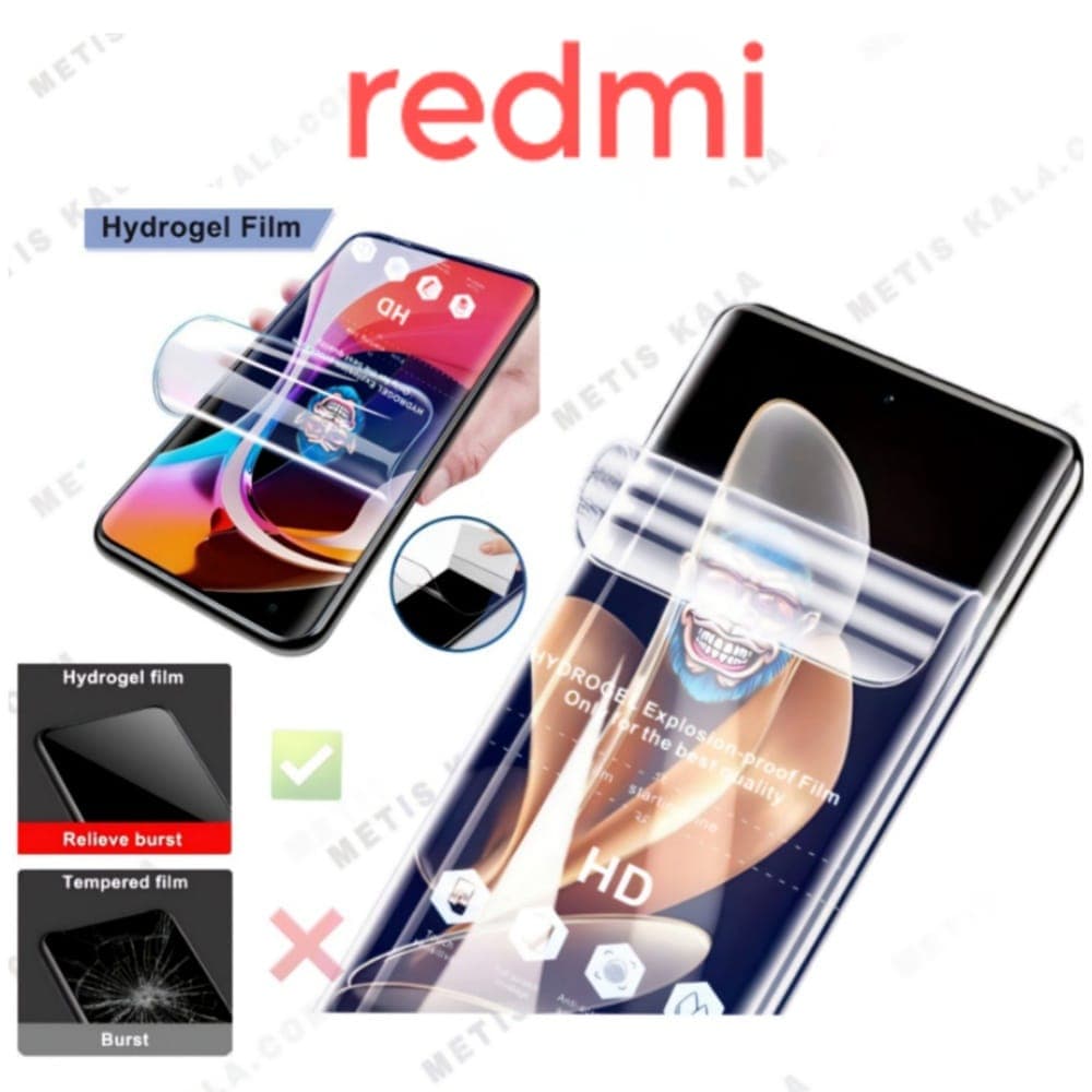 گلس Redmi 4 مدل نانو هیدروژل